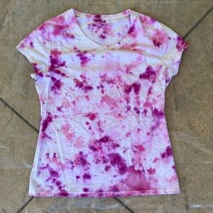 Purple Tie Dye Shirt